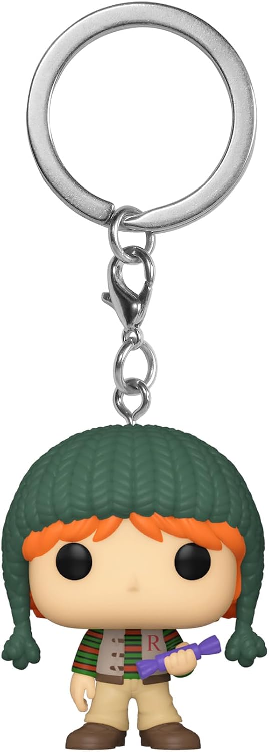 FUNKO POP! : HARRY POTTER - RON HOLIDAY POCKET KEYCHAIN