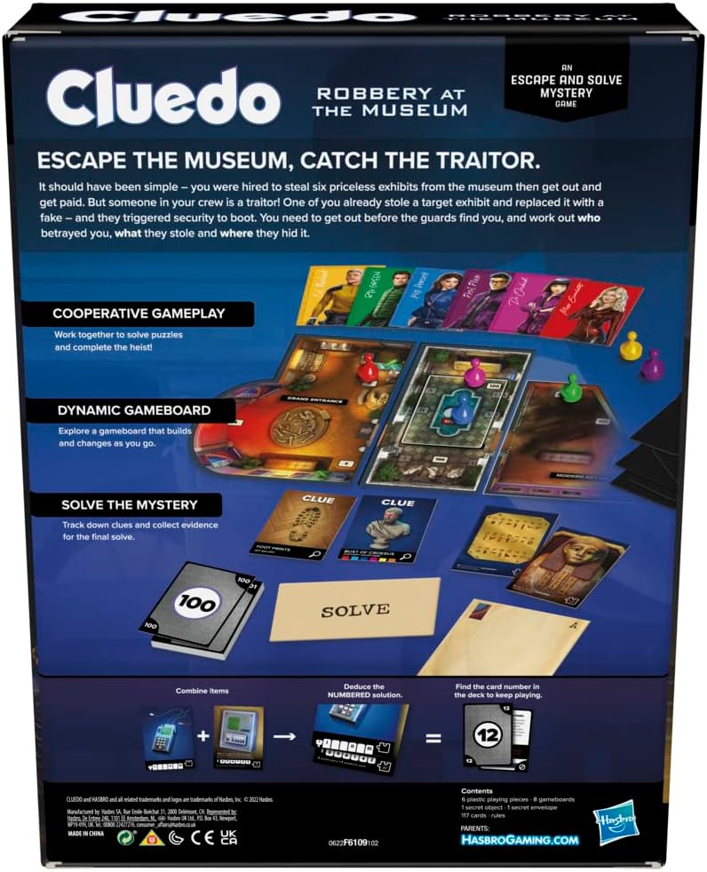 Cluedo Escape Robbery At Museum