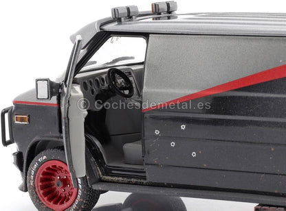 Greenlight Collectibles | The A-Team: 1983 GMC Van with Bullet Holes 1:24