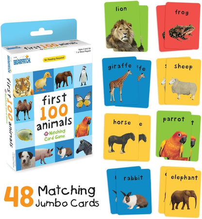 First 100 Animals Card Game