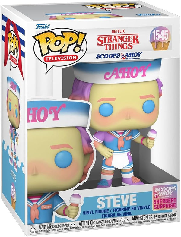 Funko POP! TV: Stranger Things – Steve (Scoops Ahoy)