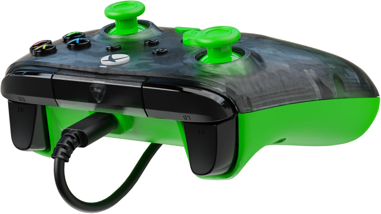 Turtle Beach Rematch Controller, Green Camo Black/Green | Xbox