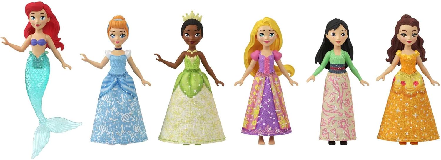 Disney Princess Small Dolls Collection (6 Pack)