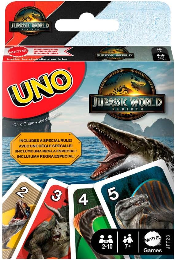 Uno Jurassic World Rebirth