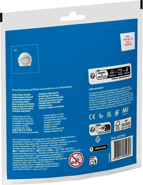 LEGO® | City: Police Water Scooter (30693) (Polybag)