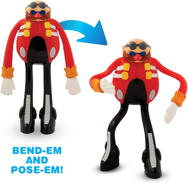 Sonic The Hedgehog Bend-Ems 4-Character Pack Action Figures