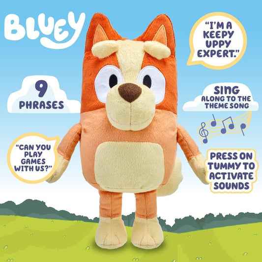 Bluey Talking Bingo Plush 12"