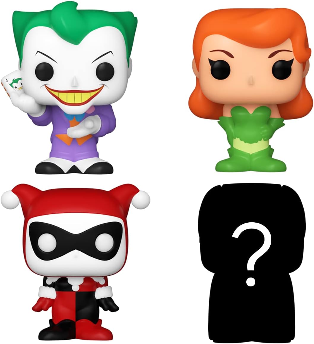 FUNKO POP BITTY: DC S1 4 PACK (ASSORTED)