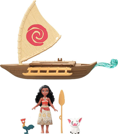 Disney Princess Small Doll Moana & Boat