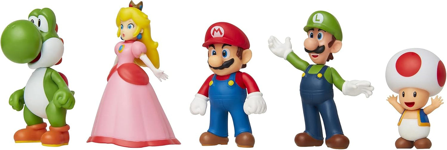 Super Mario 2.5" Mario and Friends 5 Pack