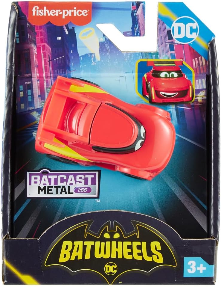 Fsher Price Batwheels 1:55 Die Cast Car Assorted