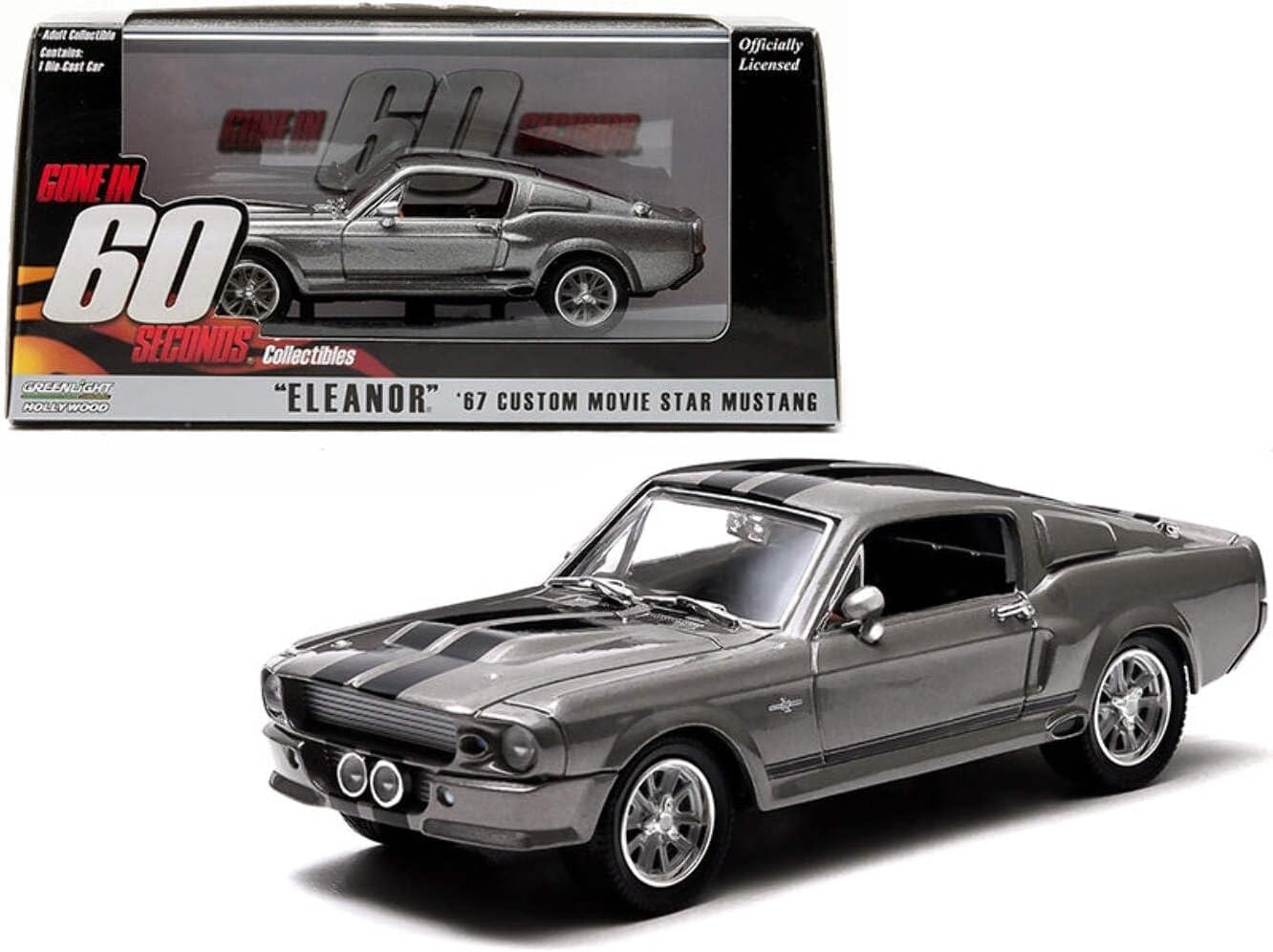 Greenlight Collectibles | Gone in 60 Seconds (2000): 1967 Ford Mustang Shelby GT500 Eleanor 1:43