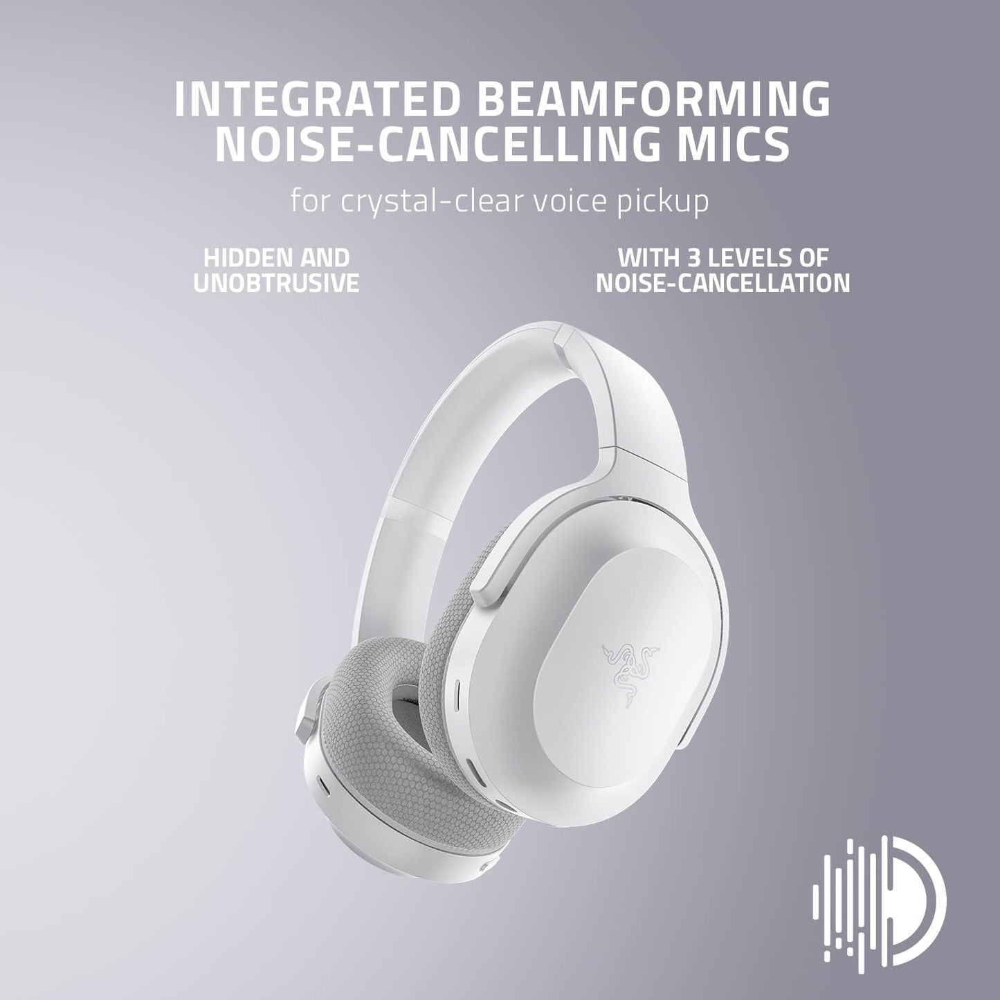 Gaming Headphones Razer Barracuda Mercury Wireless White