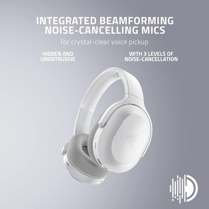 Gaming Headphones Razer Barracuda Mercury Wireless White