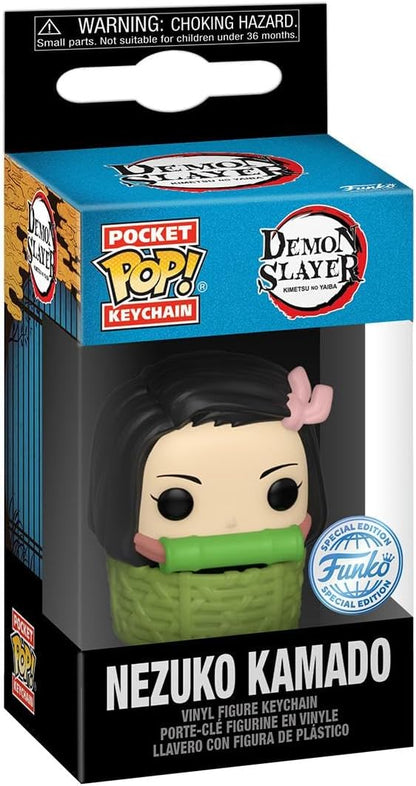 FUNKO POP! : DEMON SLAYER - NEZUKO KAMADO POCKET KEYCHAIN