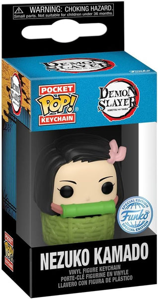 FUNKO POP! : DEMON SLAYER - NEZUKO KAMADO POCKET KEYCHAIN