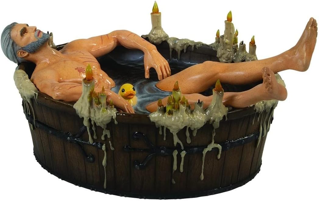 Dark Horse Statue Geralt In The Bath The Witcher 3