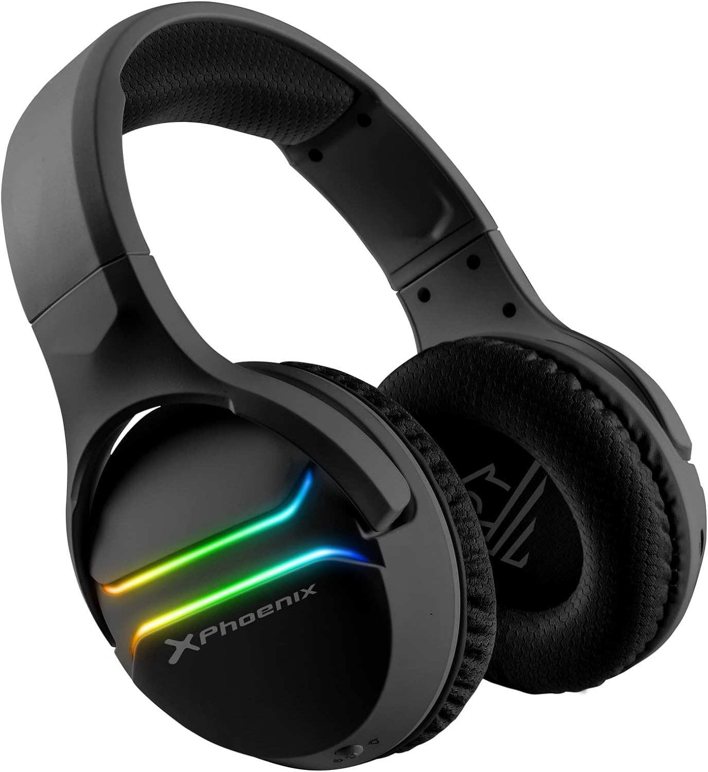 Phoenix Echo Wireless Gaming Headphones with Microphone for PS5 PC Switch RGB Lighting Surround Sound 7.1 Black
