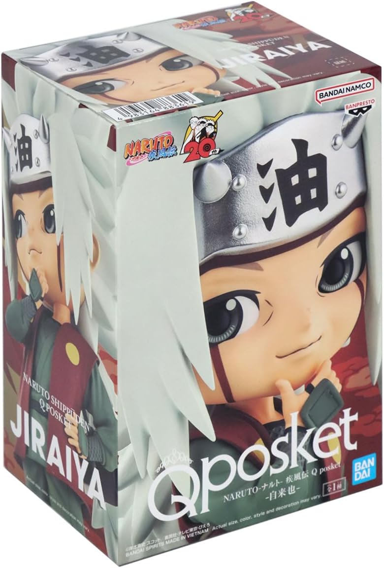 Natruto Shippuden Jiraiya Q Posket Figure 14Cm