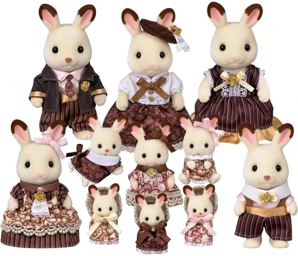 Sylvanian Families Chocolate Rabbit Family Anniversary