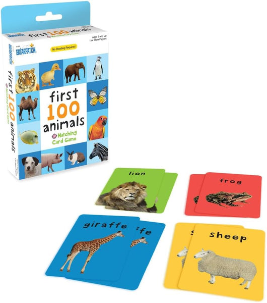 First 100 Animals Card Game