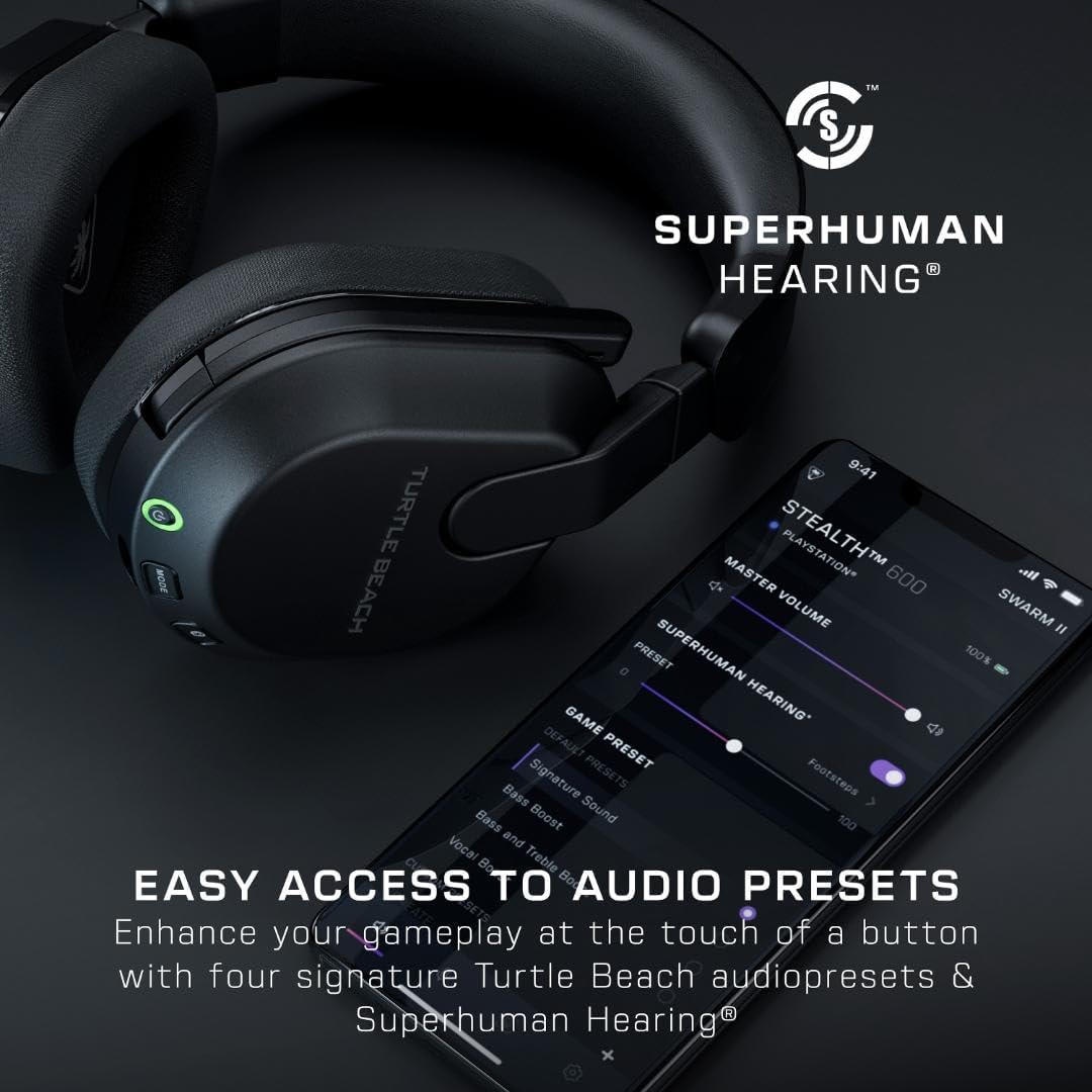 Turtle Beach Stealth 600 Gen 3 Headset, Black | PlayStation 5