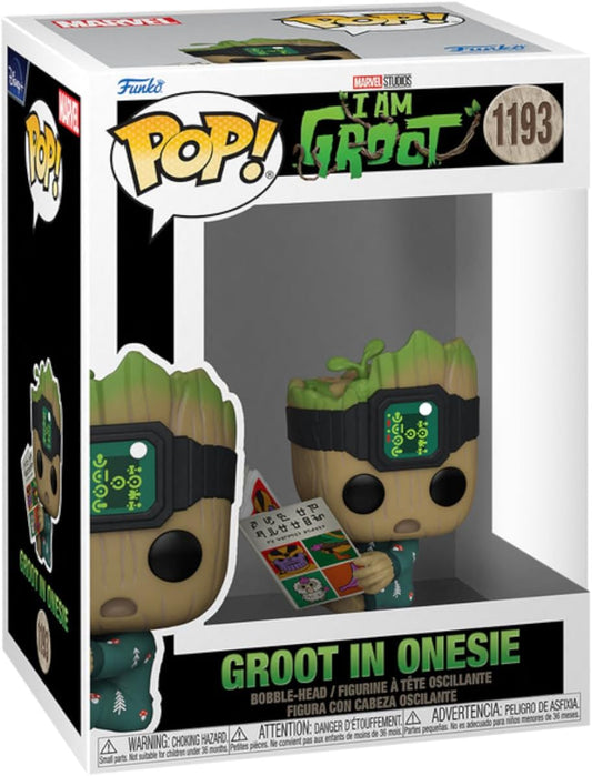 Funko POP: I Am Groot - Groot in Onesie With Book 1193