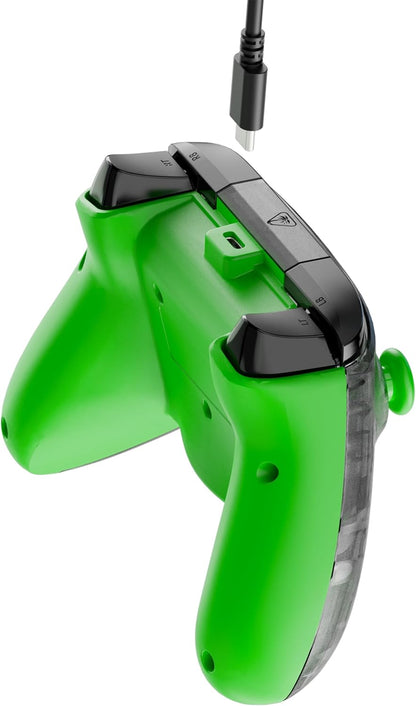 Turtle Beach Rematch Controller, Green Camo Black/Green | Xbox