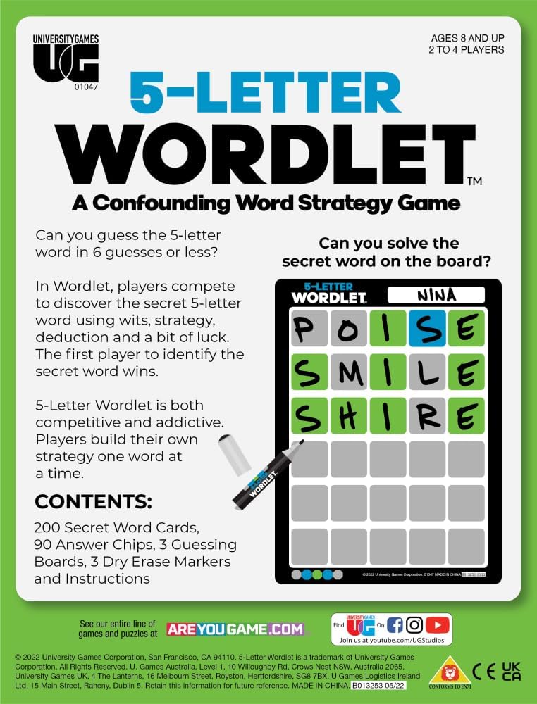 5 LETTER WORDLET