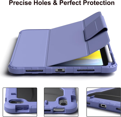 TOPESCT Case Purple iPad (A16) 11th Generation 11 Inch 2025/ iPad 10th Generation 10.9 Inch 2022