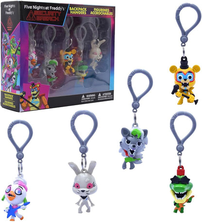 Five Nights at Freddy's: Security Breach - Backpack Hangers S1 Collector's Box 5-Pack