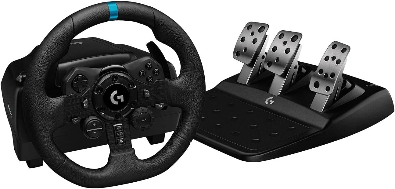 Logitech G923 Wheel and Pedals (PS4/PS5/PC)