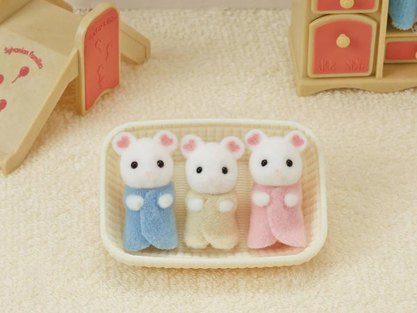 Sylvanian Families - Marshmallow Mouse Triplets