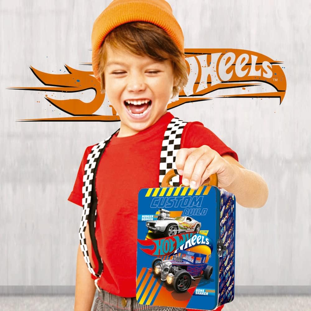 Hot Wheels: Tin Car Storage Case - Red