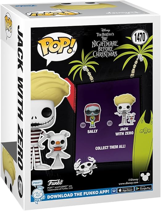 Funko POP! : Nightmare Before Christmas - Jack with Zero 1470