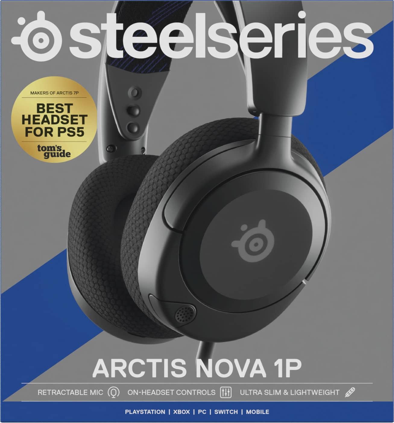 SteelSeries Arctis Nova 1P Black Wired Gaming Headset