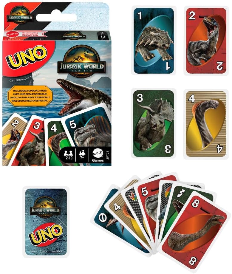 Uno Jurassic World Rebirth