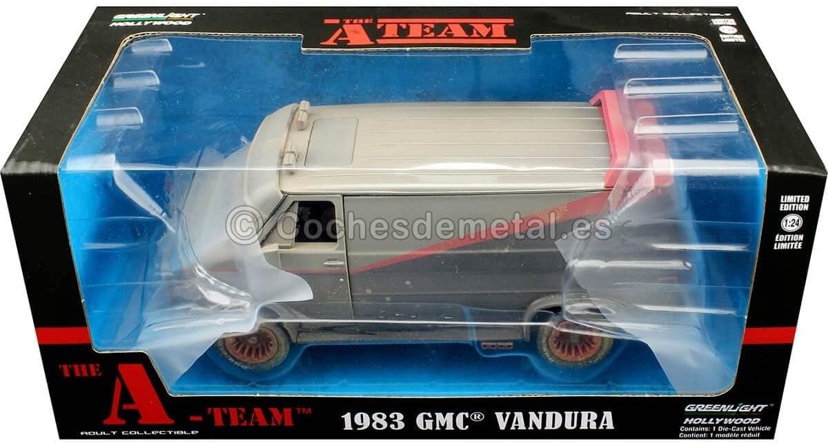 Greenlight Collectibles | The A-Team: 1983 GMC Van with Bullet Holes 1:24