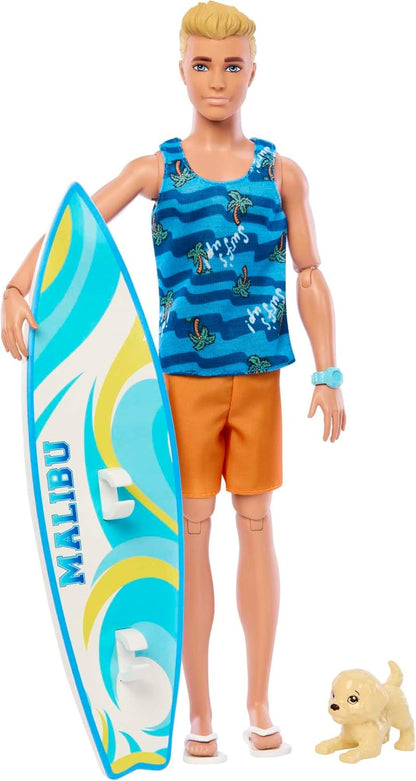 Barbie Movie Deluxe Ken and Surfboard
