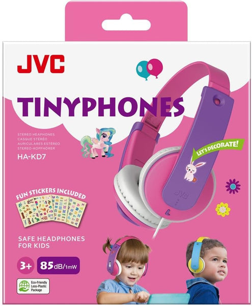 JVC TinyPhones HAKD7P Pink/Purple