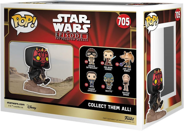 Funko POP: Star Wars The Phantom Menace Darth Maul on Bloodfin 705