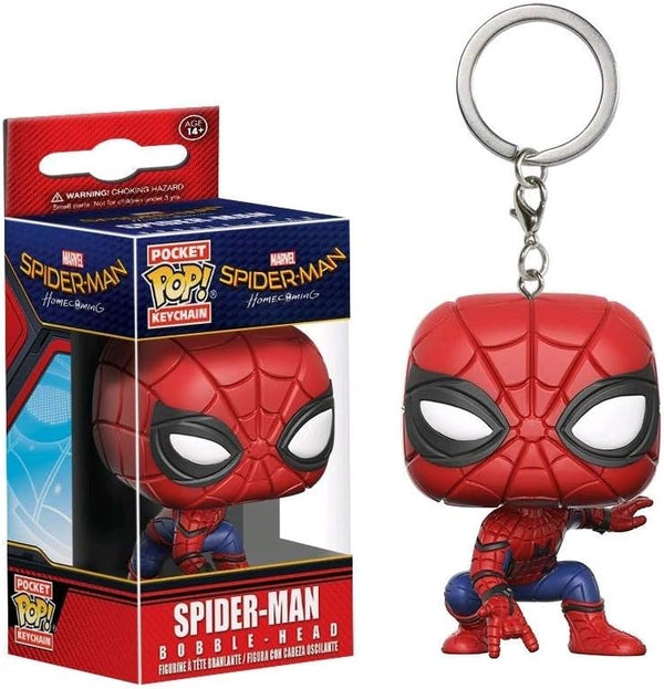 Funko POP Keychain: Spiderman Homecoming - Spiderman Homemade Suit