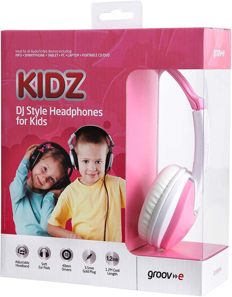 Groov-e Headphones Kidz White/Pink