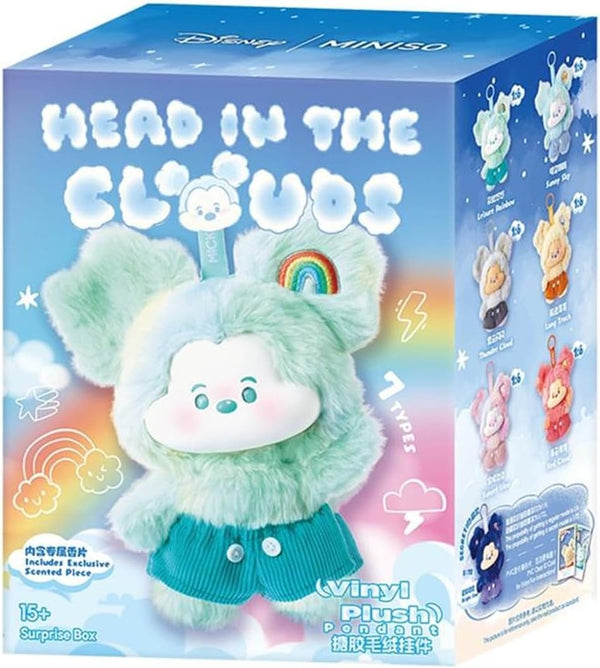 Disney Miniso Mickey Mouse: Head in the Clouds Vinyl Plush Pendant Blind Box