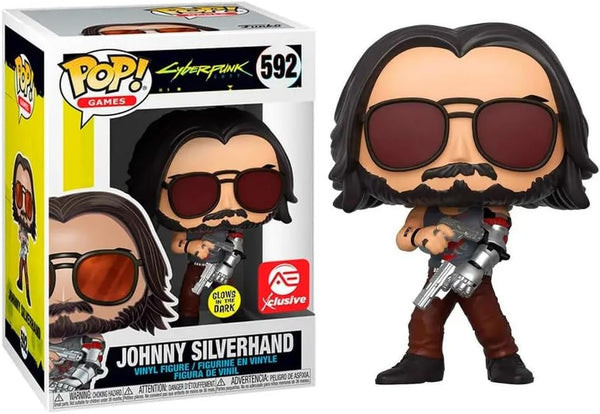 Funko POP: Cyberpunk 2077 - Johnny Silverhand With Gun 592