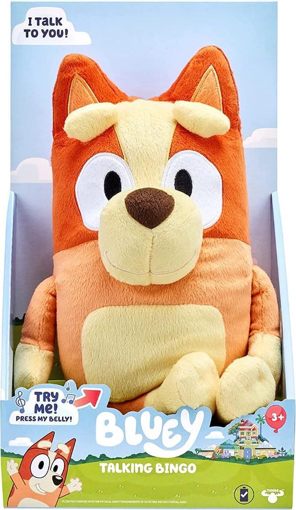 Bluey Talking Bingo Plush 12"