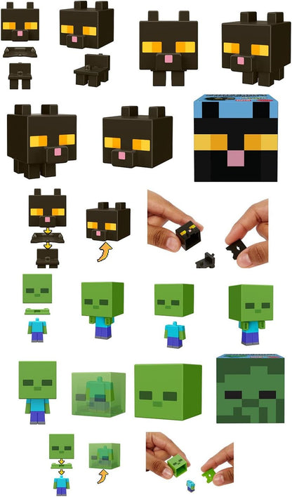 Minecraft Mob Head Minifigures Assortment