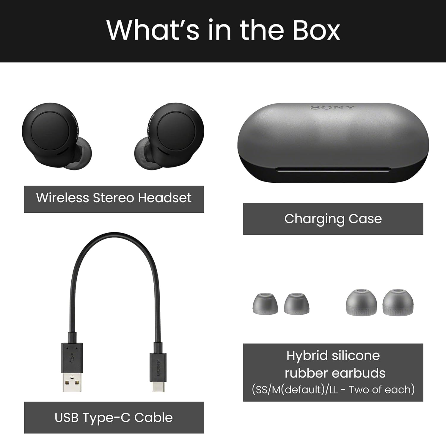 Sony True Wireless WF-C500 Bluetooth - Orange