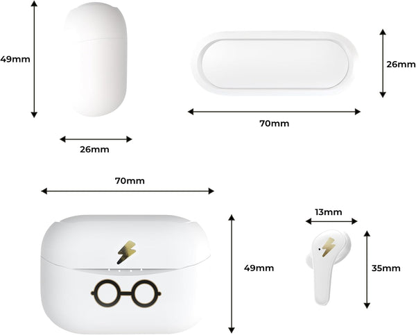 OTL TWS Harry Potter Earpods (White)