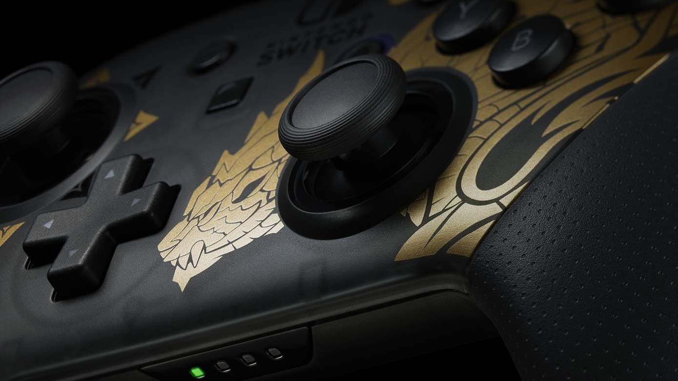 Nintendo Switch Pro Controller - Monster Hunter Rise Edition
